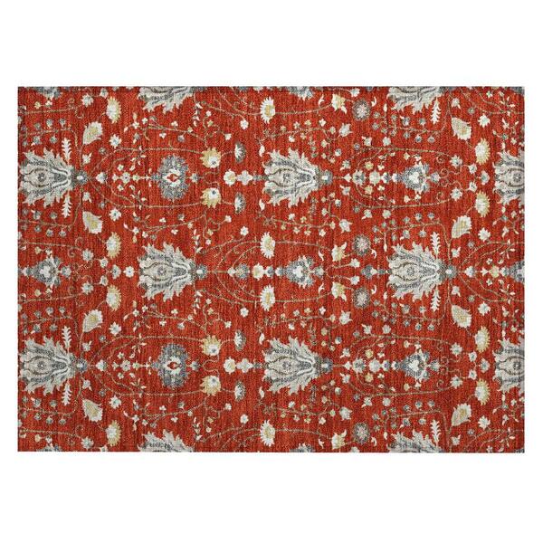 Chantille Machine Washable Indoor/Outdoor Abstract ACN2842 Red 2 ft. x 3 ft. Accent Rug