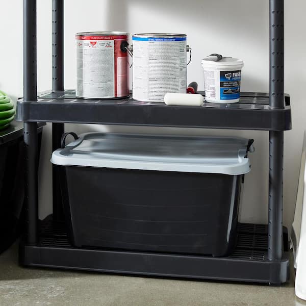 Locking Stackable Closet and Storage Box 55 Qt. Containers