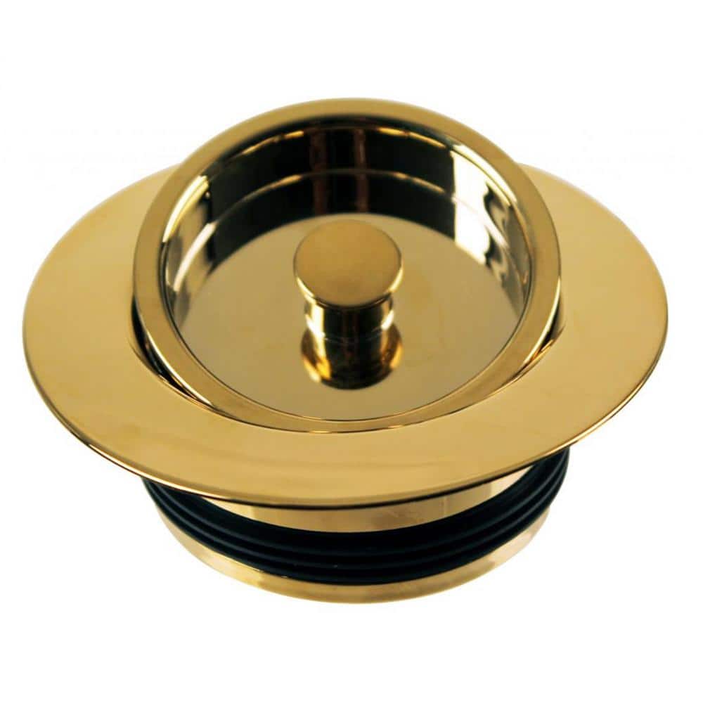 UPC 747028412476 product image for Universal Replacement Disposal Flange and Stopper Trim Set, Polished Brass | upcitemdb.com