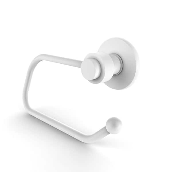 Allied Brass Mercury Wall Mounted Toilet Paper Holder in Matte White