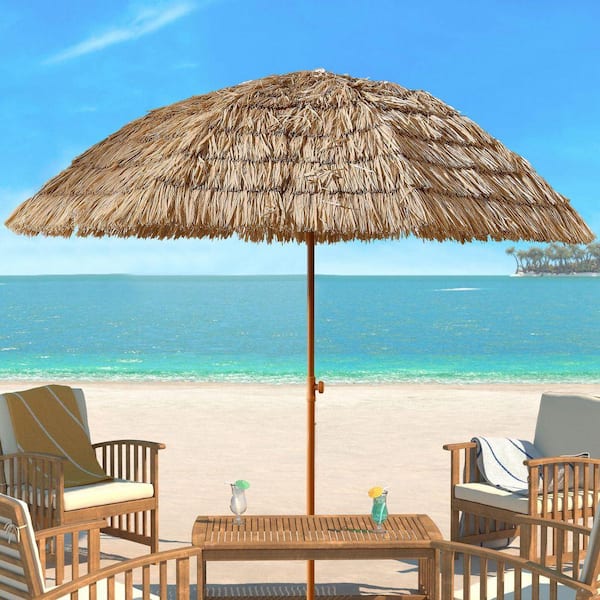 4 x 6 patio umbrella Zeus & Ruta 4 x 6 ft. Rectangle Patio Umbrella with Crank Lift and Tilt  Function in Navy Blue HOP-099