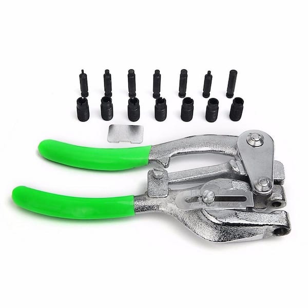 Xtremepowerus 1 Ton Aviation Power Hole Punch Kit With 7 Sizes And Storage Case 15 Pieces 25086 H The Home Depot