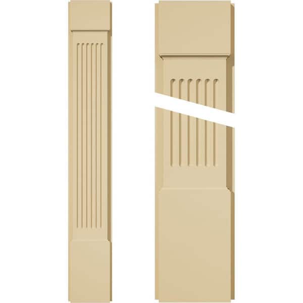 2 in. D x 7 in. W x 48 in. L Primed Polyurethane Pilaster 1- Pack