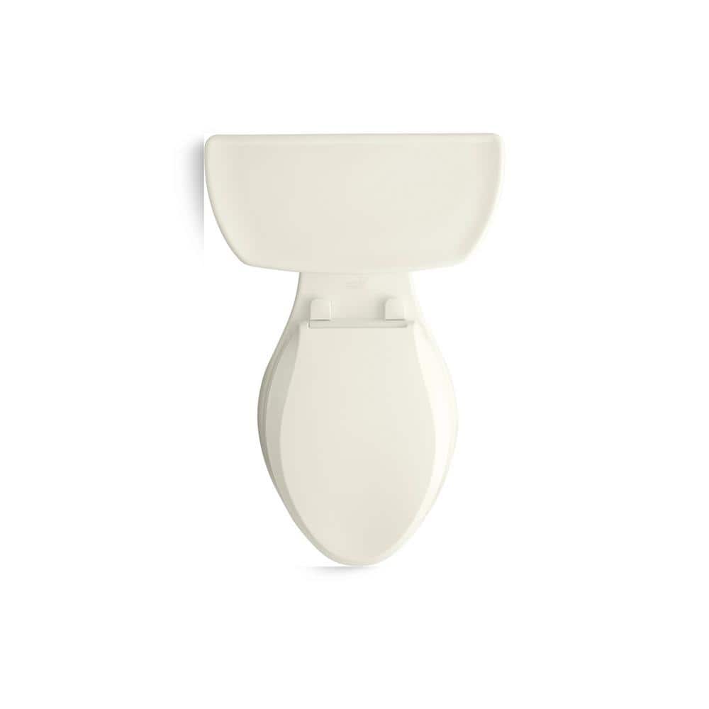 White Ceramic Single Flush Toilet Tank with Left-Hand Lever