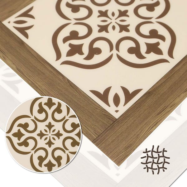 11.81 in. W X 11.81 in. L Vinyl Peel And Stick Wall Tiles, Decor Floor And Wall Tiles, 10 Packs (9.69 sq. ft.)