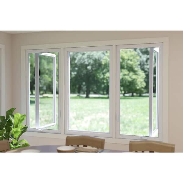 Windo　604590 TAFCO WINDOWS 95.25 in. x 60 in. White Double-Pane Insulated Glass