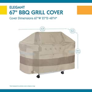 Duck Covers Elegant 67 in. W x 27 in. D x 48 in. H BBQ Grill Cover