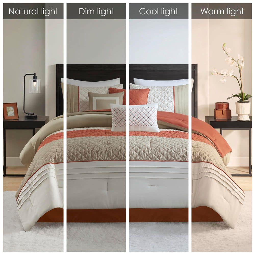 Spice Queen Microfiber 7-Piece Bedspread Set