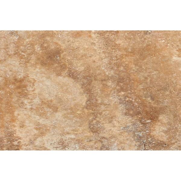 MSI Take Home Tile Sample - Porcini 6 in. x 6 in. Tumbled Travertine Paver Tile (0.25 sq. ft.)