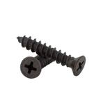 #10 x 1-1/4 in. Oil-Rubbed Bronze Phillips Flat-Head Screw with Oversize Threads for Loose Entry Door Hinges (18-Pack)