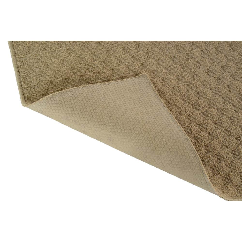 Town Square Tan Tufted Polypropylene Area Rug, 3' x 5'