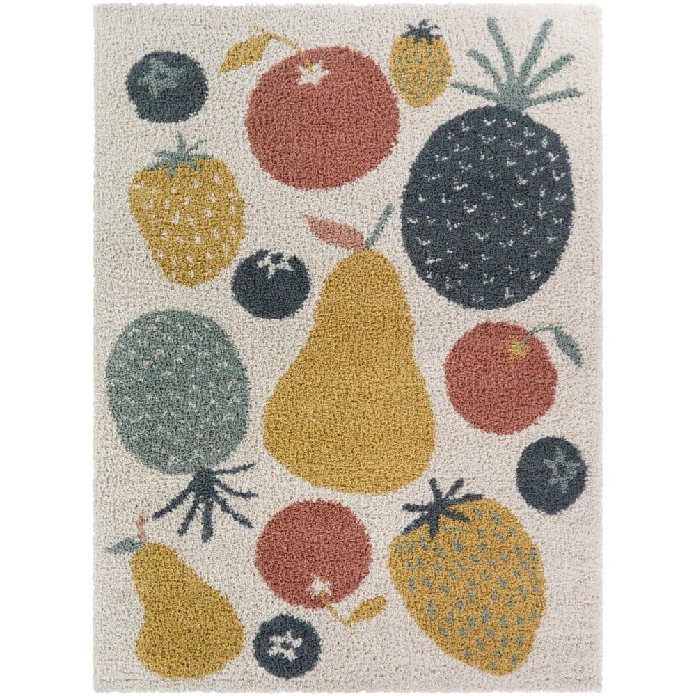 BALTA Pomelo Yellow 5 ft. x 7 ft. Fruit Area Rug 3145365 - The Home Depot