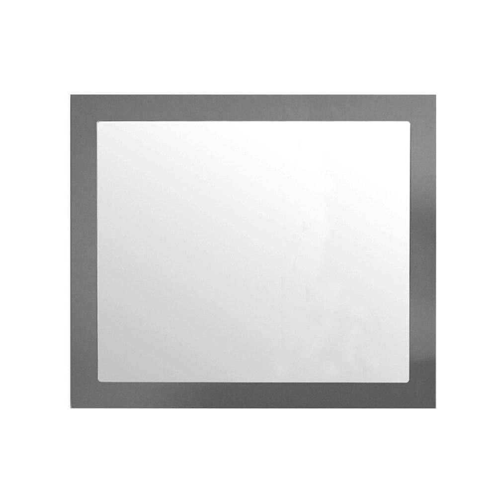 Sterling 36 in. W x 30 in. H Rectangular Wood Framed Wall Bathroom Vanity Mirror in Maple Grey price history on PriceWatchPro