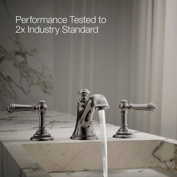 KOHLER Artifacts Lever Bathroom Sink Faucet Handles in Vibrant Titanium