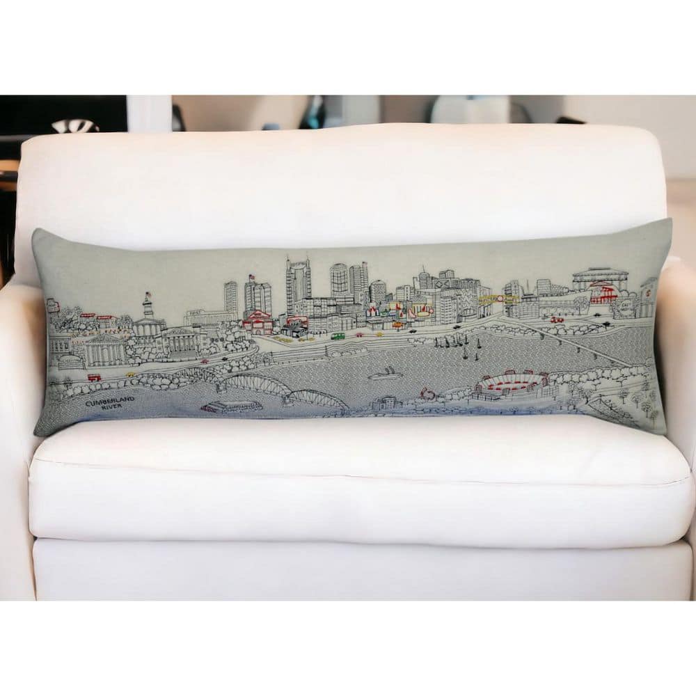 Cream Solid Polyester 14 in. x 46 in. Throw Pillow price history on PriceWatchPro