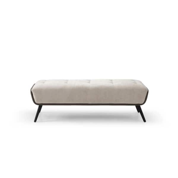 58.00 in. Powder Coated Entryway Dining Bench No