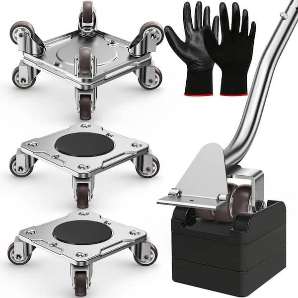 Furniture Dolly, Furniture Movers with Parking Function, Equipped with Stabilizers for Secure Long-Term Placement