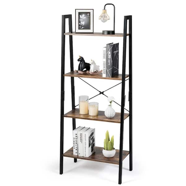 Honeybloom Oliver 4-Tier Wood & Metal Shelf