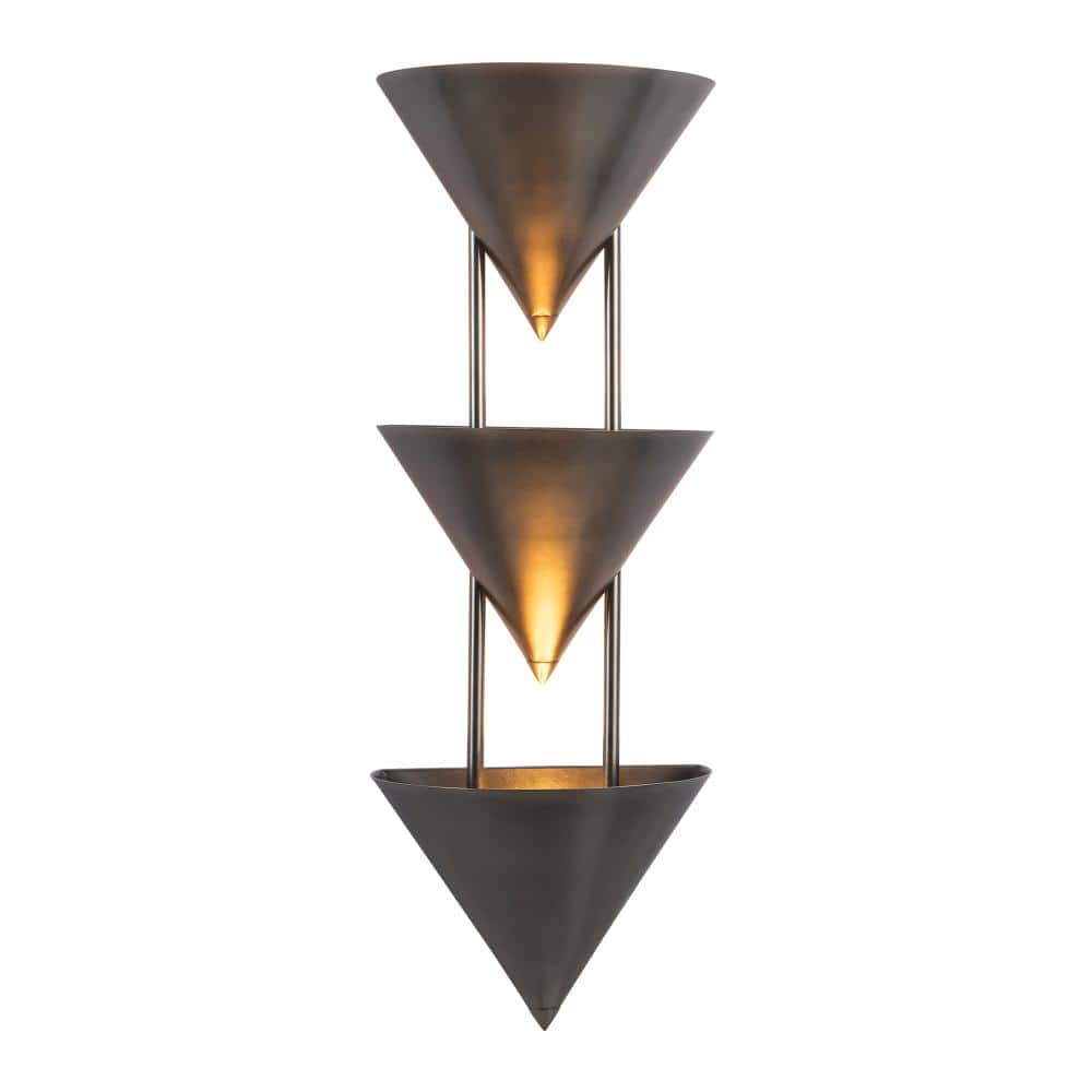 Versus 28-in Aged Steel Wall Sconce price history on PriceWatchPro