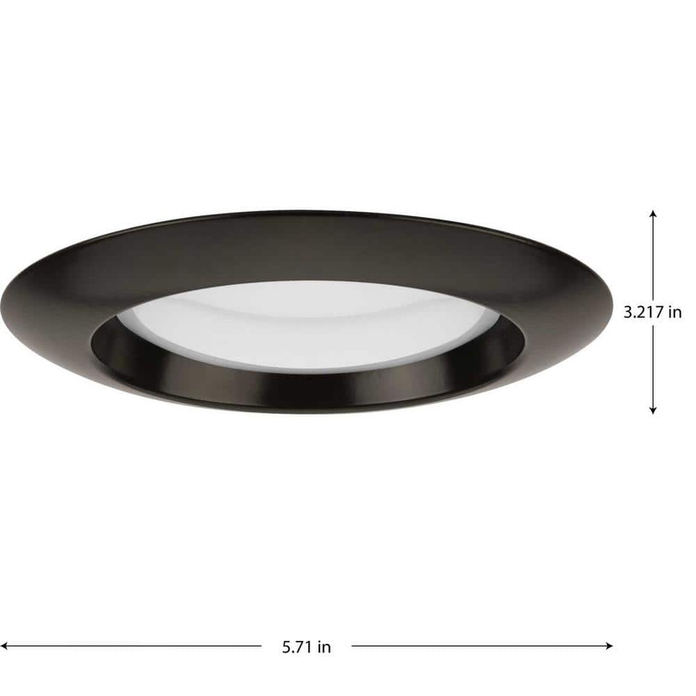 Antique Bronze 8" Adjustable LED Recessed Trim Light