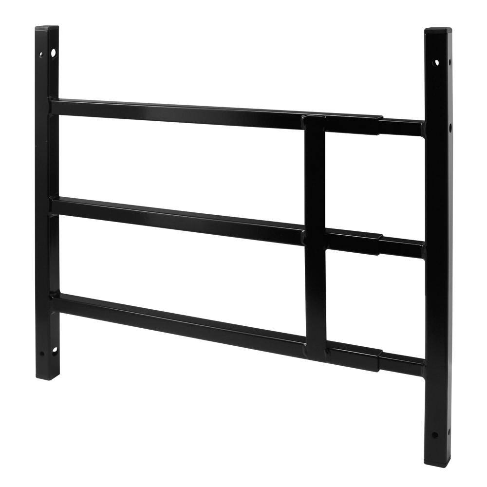 Segal 16 in. Tall, 13 in. to 22 in. Carbon Steel Fixed 3-Bar Window ...