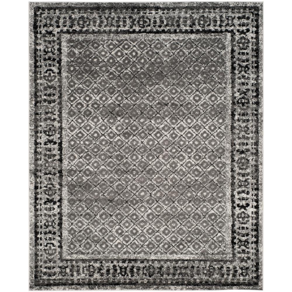 Ivory Rectangular Synthetic Easy Care Area Rug 11' x 15'