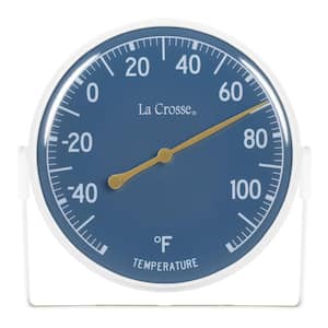 General Tools Indoor Analog Thermo-Hygrometer with 5 in. Dial and Stainless  Steel Case A600FC - The Home Depot