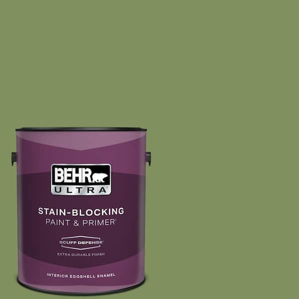 BEHR ULTRA 1 gal. #PPU10-03 Green Energy Extra Durable Eggshell Enamel Interior Paint & Primer