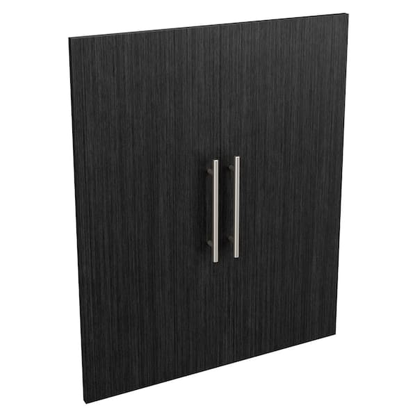 ClosetMaid Style+ 25 in. W Modern Noir Closet Door Kit