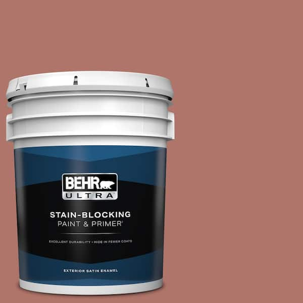 BEHR ULTRA 5 gal. #PMD-81 Tandoori Spice Satin Enamel Exterior Paint & Primer