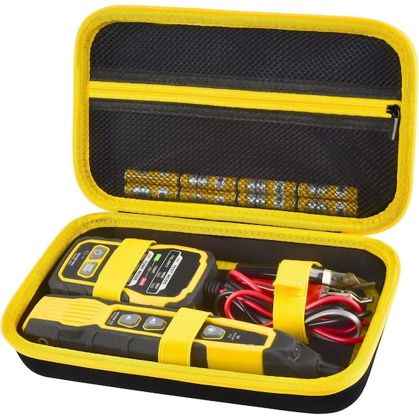 Lukyamzn Universal Storage Case for Wire Tracer Tone Generator and Probe Kit, Yellow
