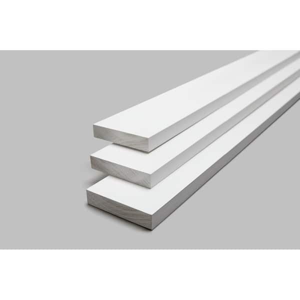 1 in. x 2 in. x 16 ft. Primed Pine Finger-Joint Board PFJB1216