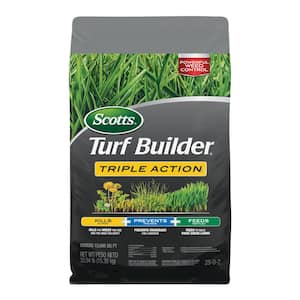 Turf Builder Triple Action 33.94 lbs. 12,000 sq. ft. Lawn Fertilizer with Weed Control and Crabgrass Preventer