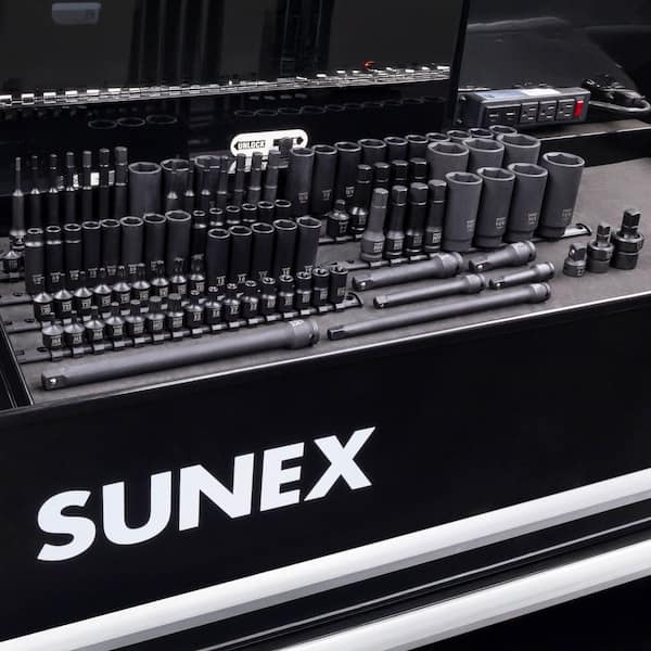 SUNEX TOOLS Mixed Drive Master Impact Socket Set (105-Piece) 10105