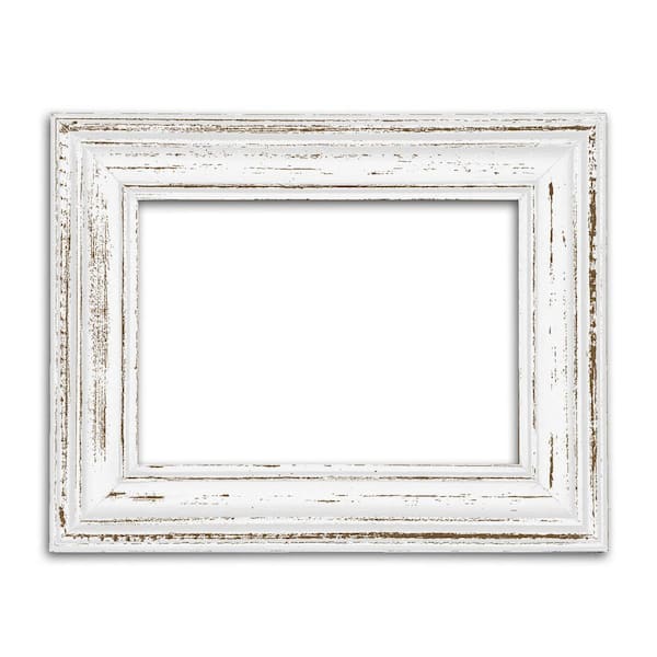 BarnwoodUSA Rustic Farmhouse Signature Series 11 in. x 14 in. White Wash  Reclaimed Picture Frame 11x14 sig white - The Home Depot