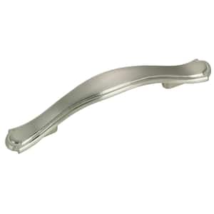 Marseille Collection 3 in. (76 mm) Brushed Nickel Traditional Cabinet Arch Pull