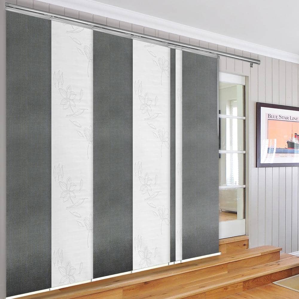 EMOH Heathered Rose 110 in. 153 in. W x 94 in. L Adjustable 7 Panel