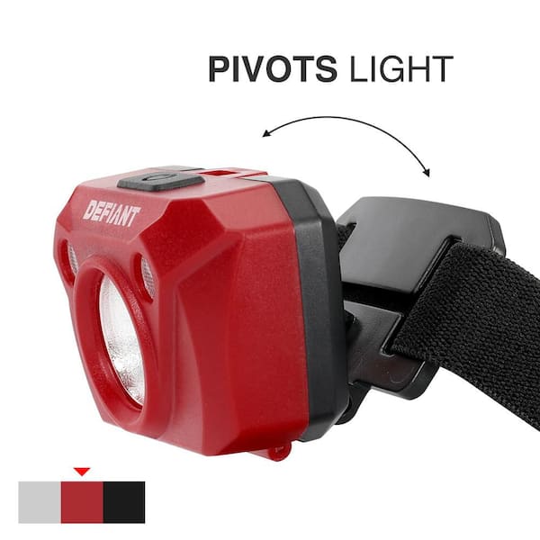 Defiant 3-Pack 200-Lumens Headlights 90651 - The Home Depot