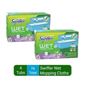 Lavender Scent Wet Mopping Cloth Refills (38-Count, Multi-Pack 2)