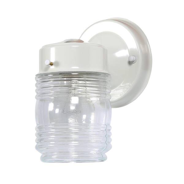 jelly jar wall sconce