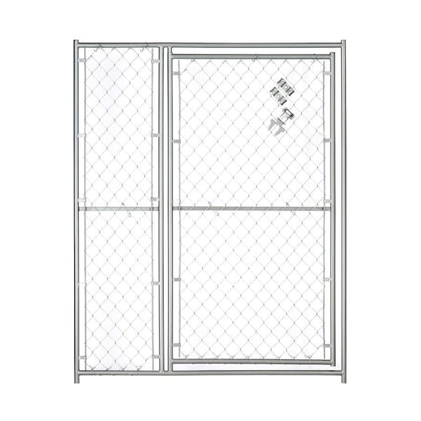 Lucky Dog 6 ft. H x 5 ft. W Chain Link Modular Gate - 36 in. Opening