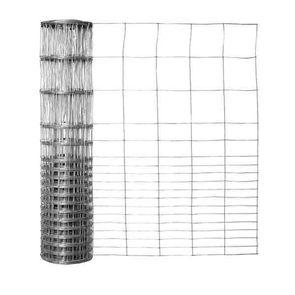 allFENZ 24 in. x 50 ft. Galvanized Steel Rabbit Fence (2-Pack)