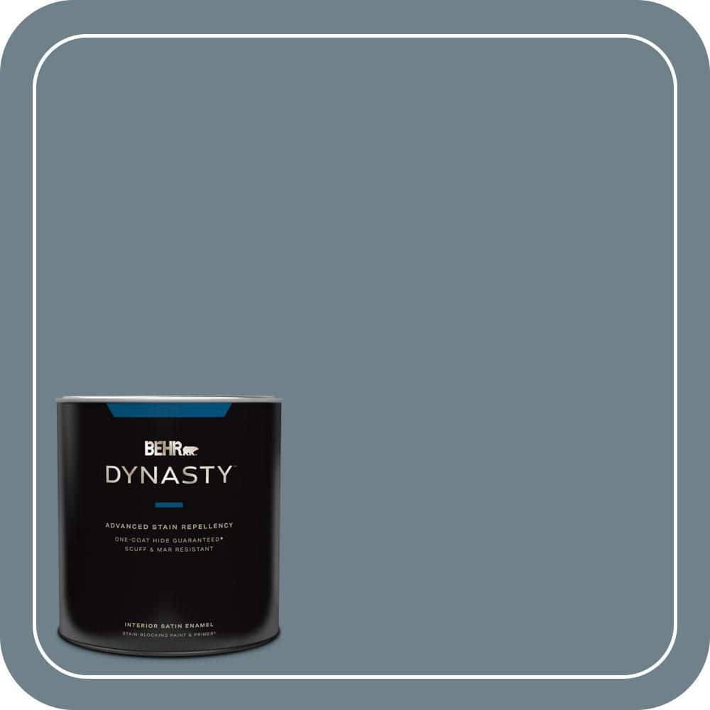 1 qt. #PPU13-04 Atlantic Shoreline One-Coat Hide Satin Enamel Interior Stain-Blocking Paint & Primer price history on PriceWatchPro