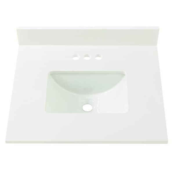 Home Decorators Collection 25 In W, 25 Inch Bathroom Vanity Top With Sink