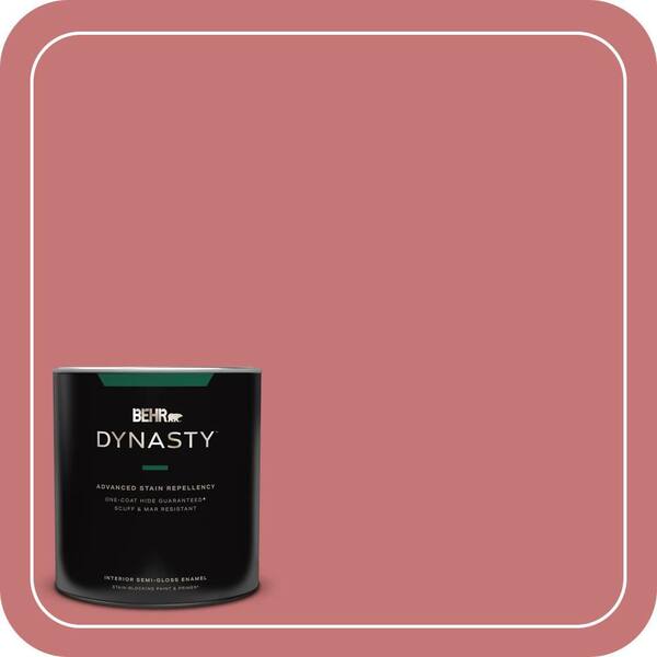 BEHR DYNASTY 1 qt. #150D-5 Deep Bloom Semi-Gloss Enamel Interior Stain-Blocking Paint and Primer