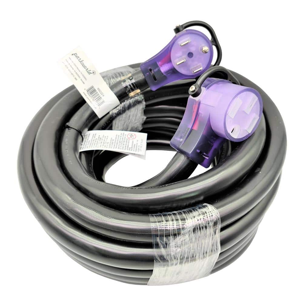 Parkworld RV 50A Extension Cord, NEMA 14-50 Extension Cord, 14-50P to 14-50R 36ft
