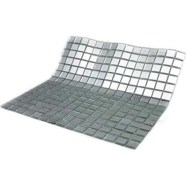 Apollo Tile (Sample) Floor and Wall Tile Flint Gray 4-in x 4-in Glossy Glass Wall Tile