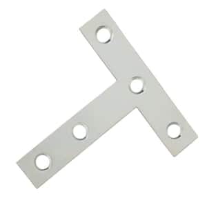 5 in. x 5 in. Zinc-Plated T-Plate (6-Pack)