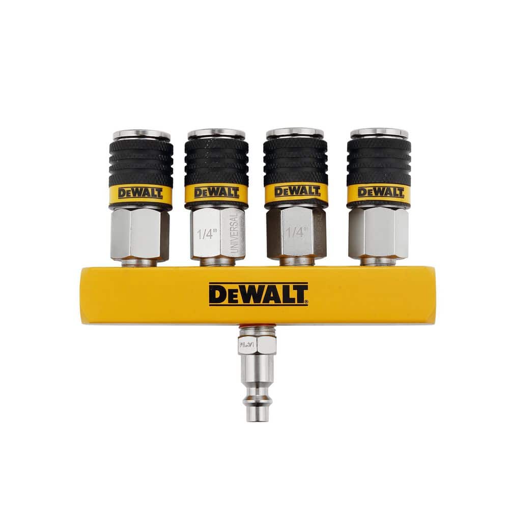 DEWALT 4-Way Straight Air Manifold (DXCM041-0120)