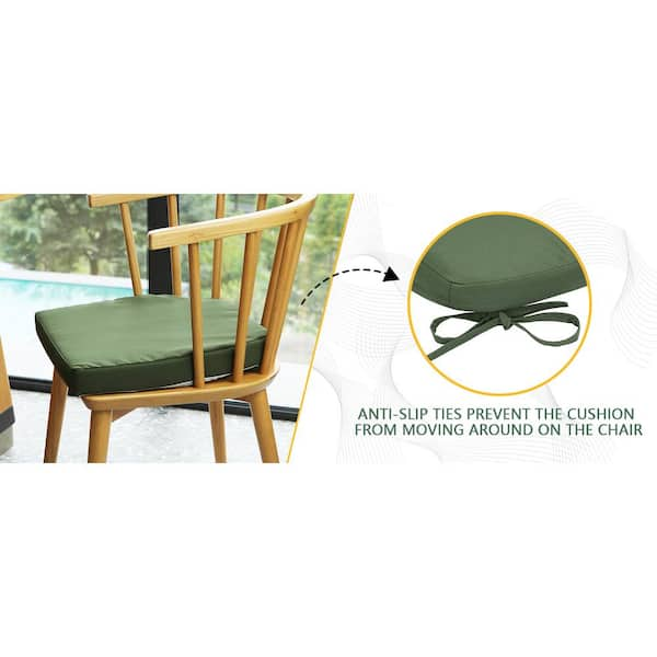 Outdoor dining chair replacement cushions best sale